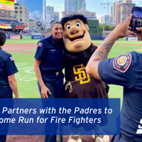 SDG&E Partners with the Padres to Hit a Home Run for Fire Fighters