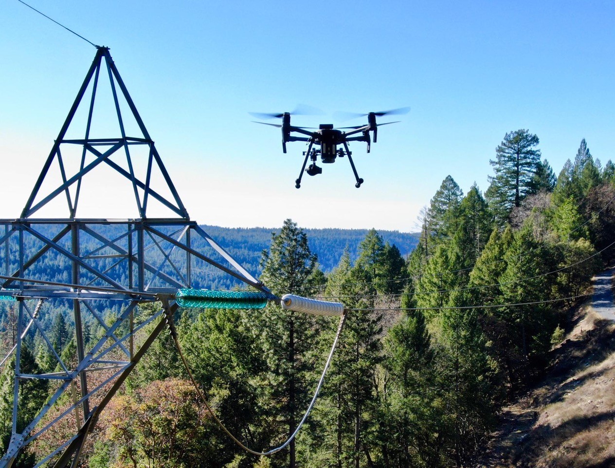 Drone Technology to Assess Equipment in High Fire Risk Areas