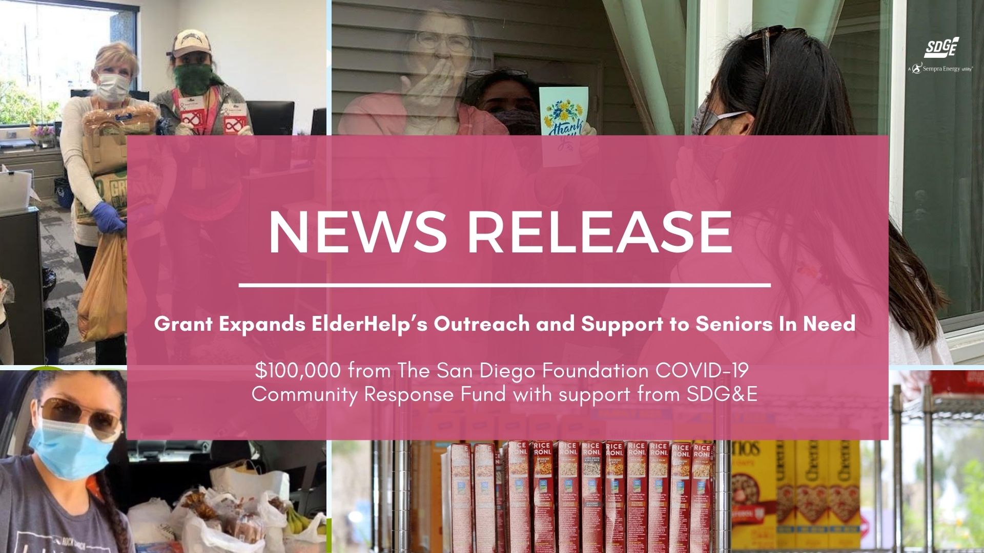 Grant Expands ElderHelp’s Outreach and Support to Seniors In Need
