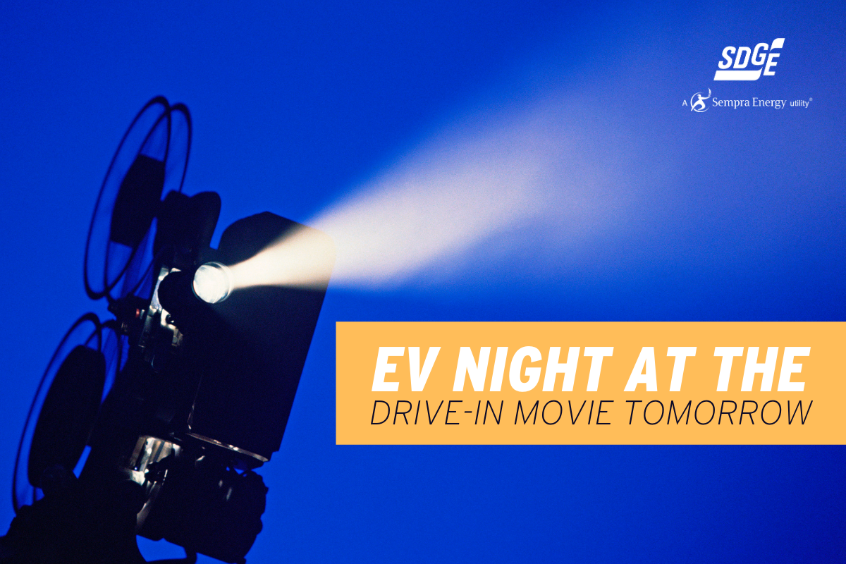 EV Night at the Drive-in Movie Tomorrow