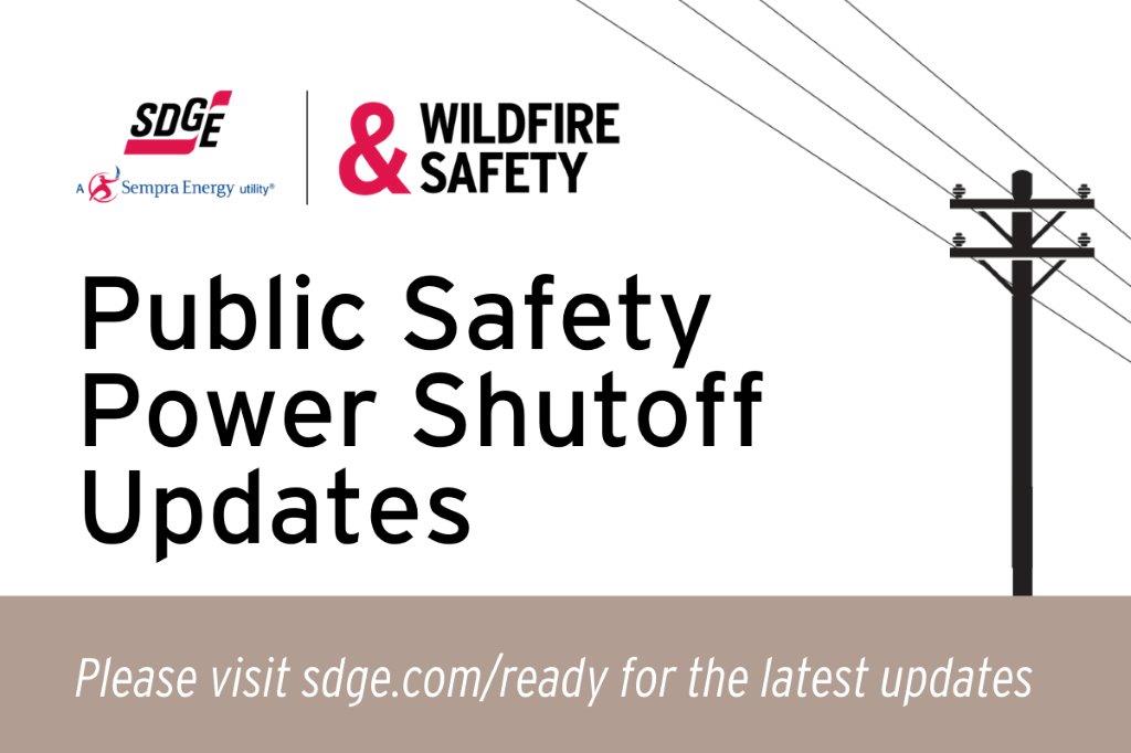 Public Safety Power Shutoff Updates