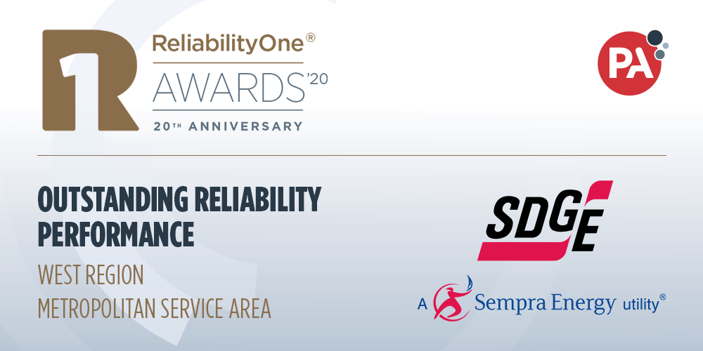 SDG&E Receives Awards For Outstanding Electric Reliability, Innovation And System Resiliency 