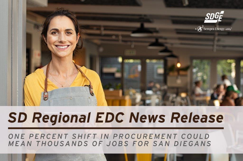 One Percent Shift in Procurement Could Mean Thousands of Jobs for San Diegans 