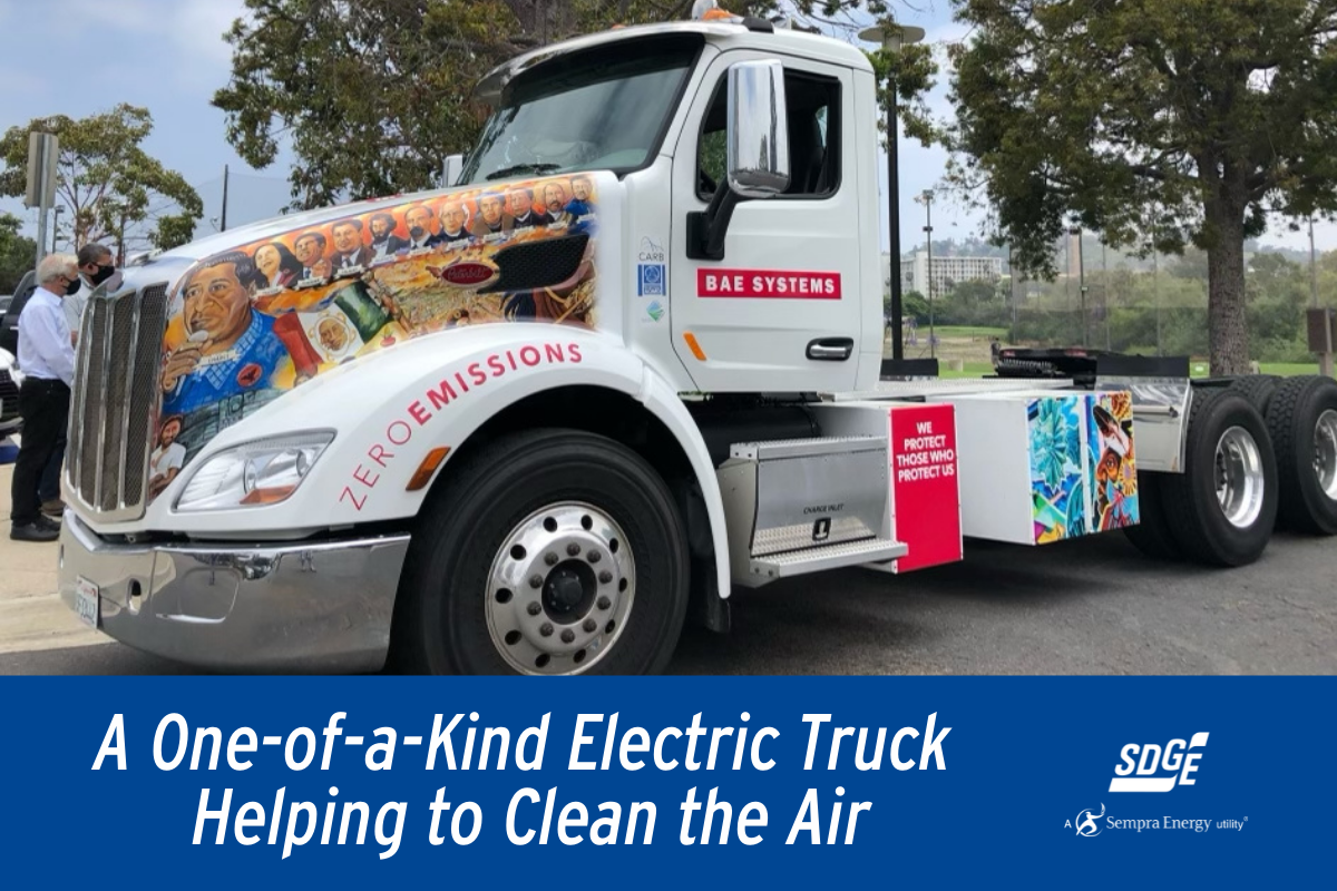 A One-of-a-Kind Electric Truck Helping to Clean the Air