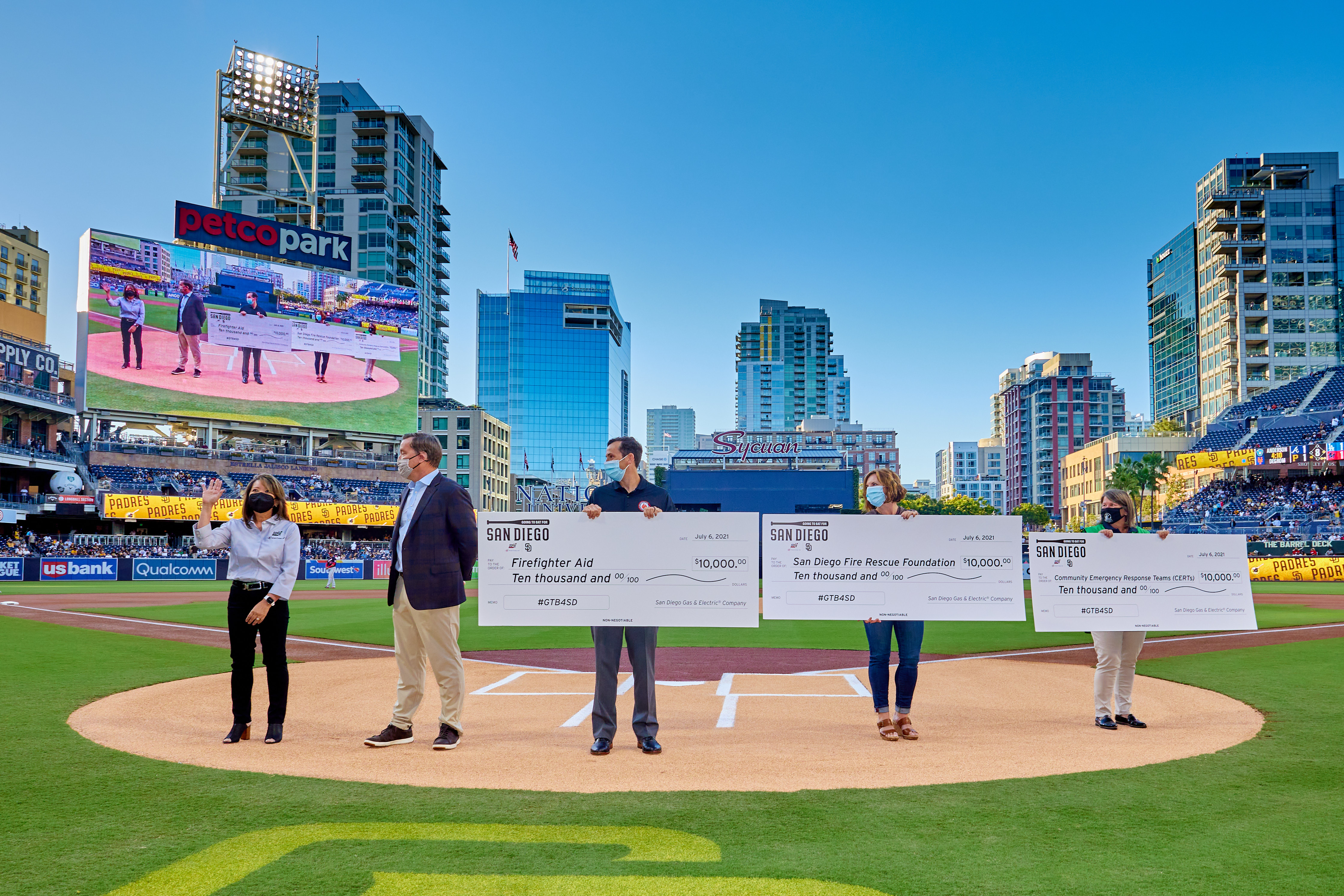 SDG&E Goes to Bat with Padres to Support Organizations Keeping San Diego Safe