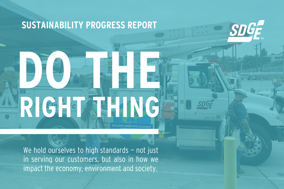 SDG&E Does the Right Thing to Make Operations More Sustainable 