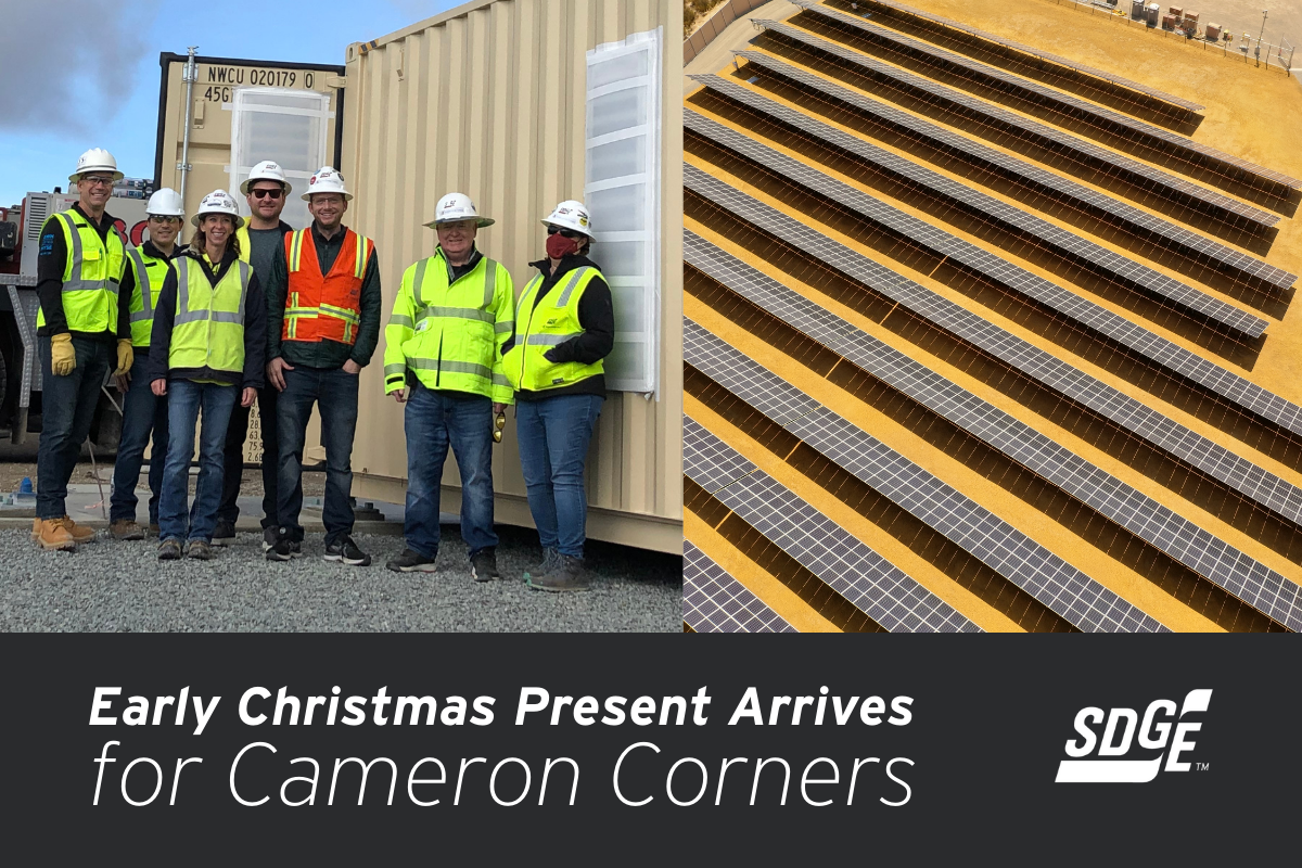 Early Christmas Present Arrives for Cameron Corners