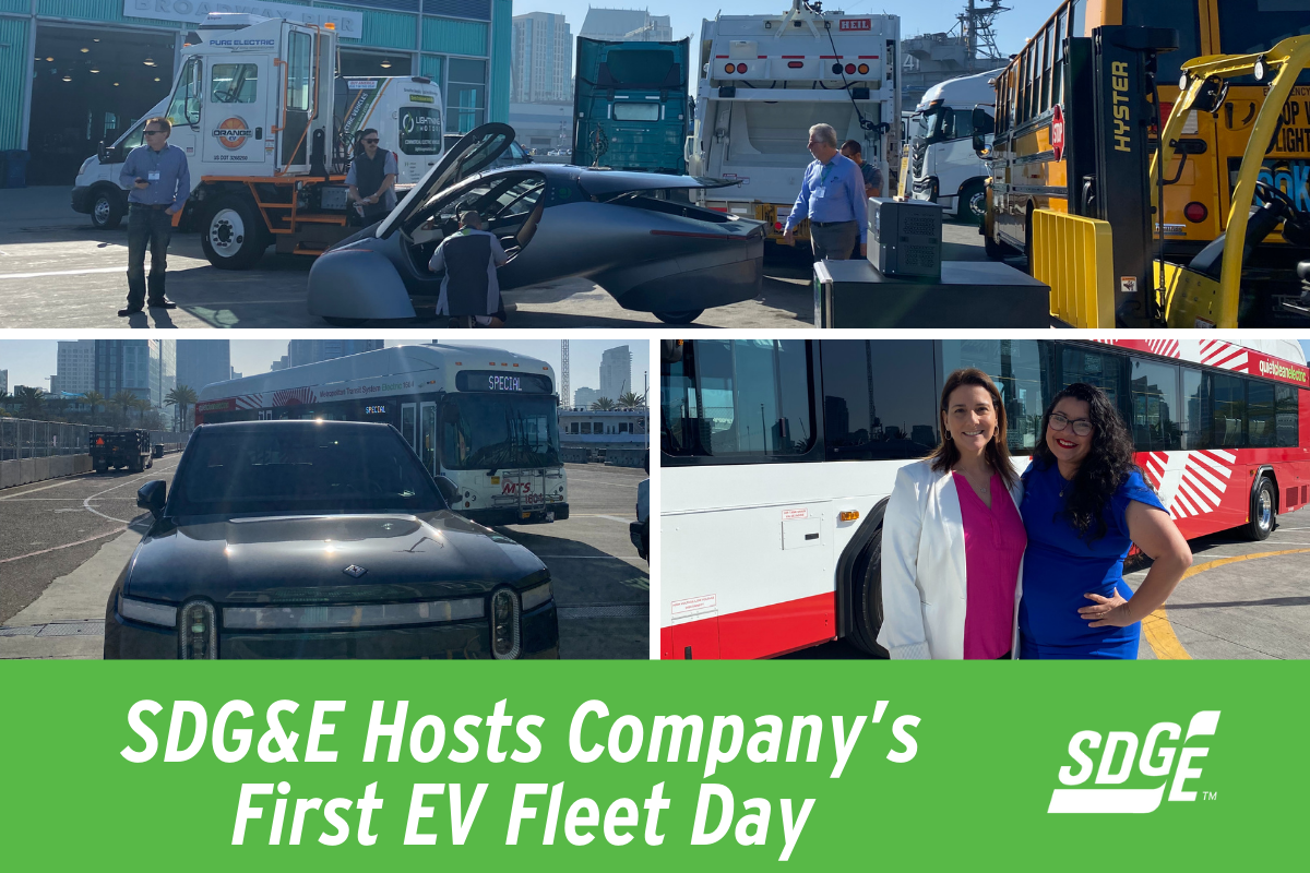 SDG&E Hosts Company’s First EV Fleet Day