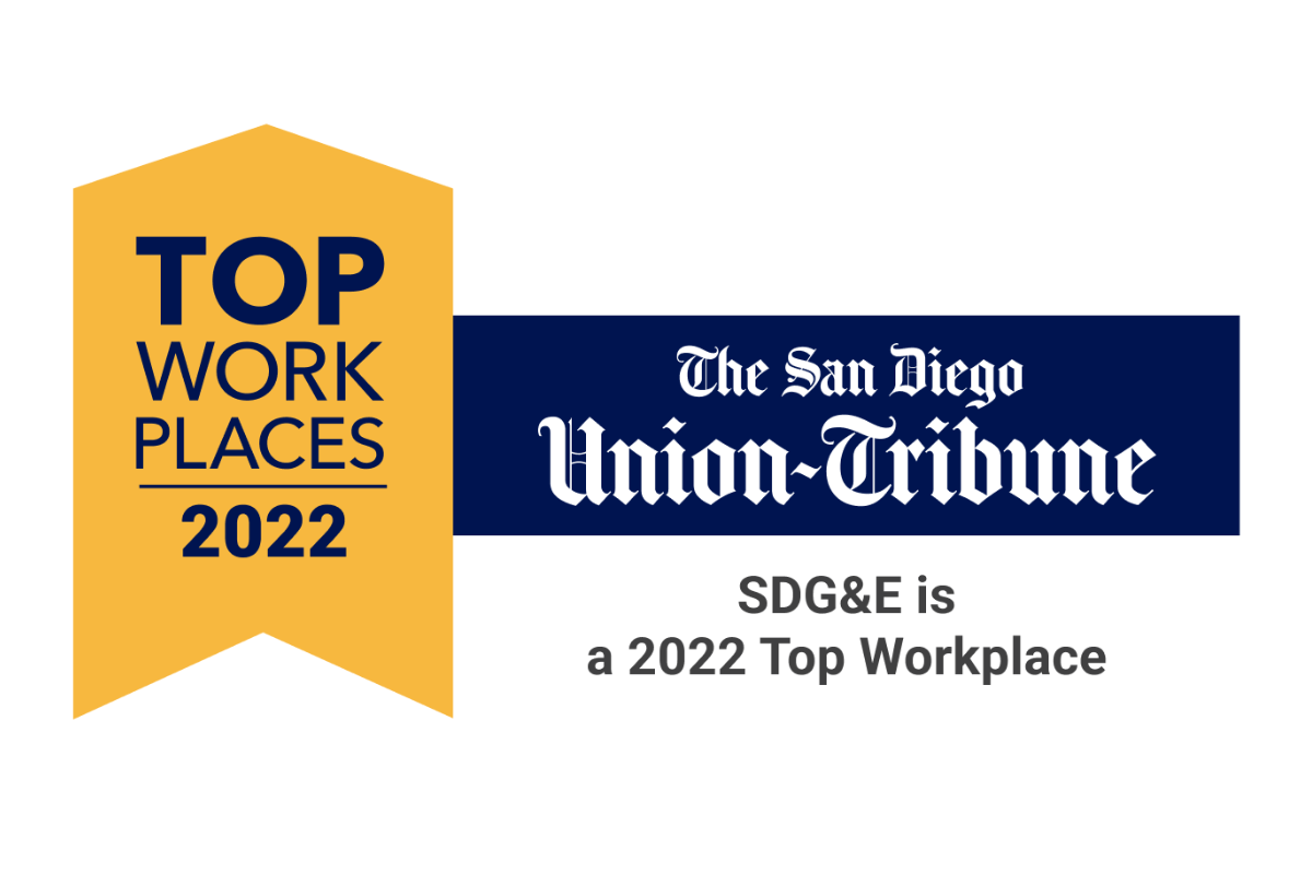 SDG&E and Sempra Named to San Diego Union-Tribune’s Top Workplaces List