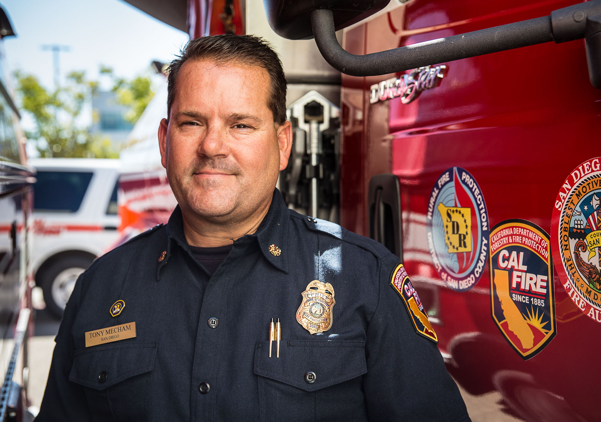 CAL FIRE Unit Chief Tony Mecham 