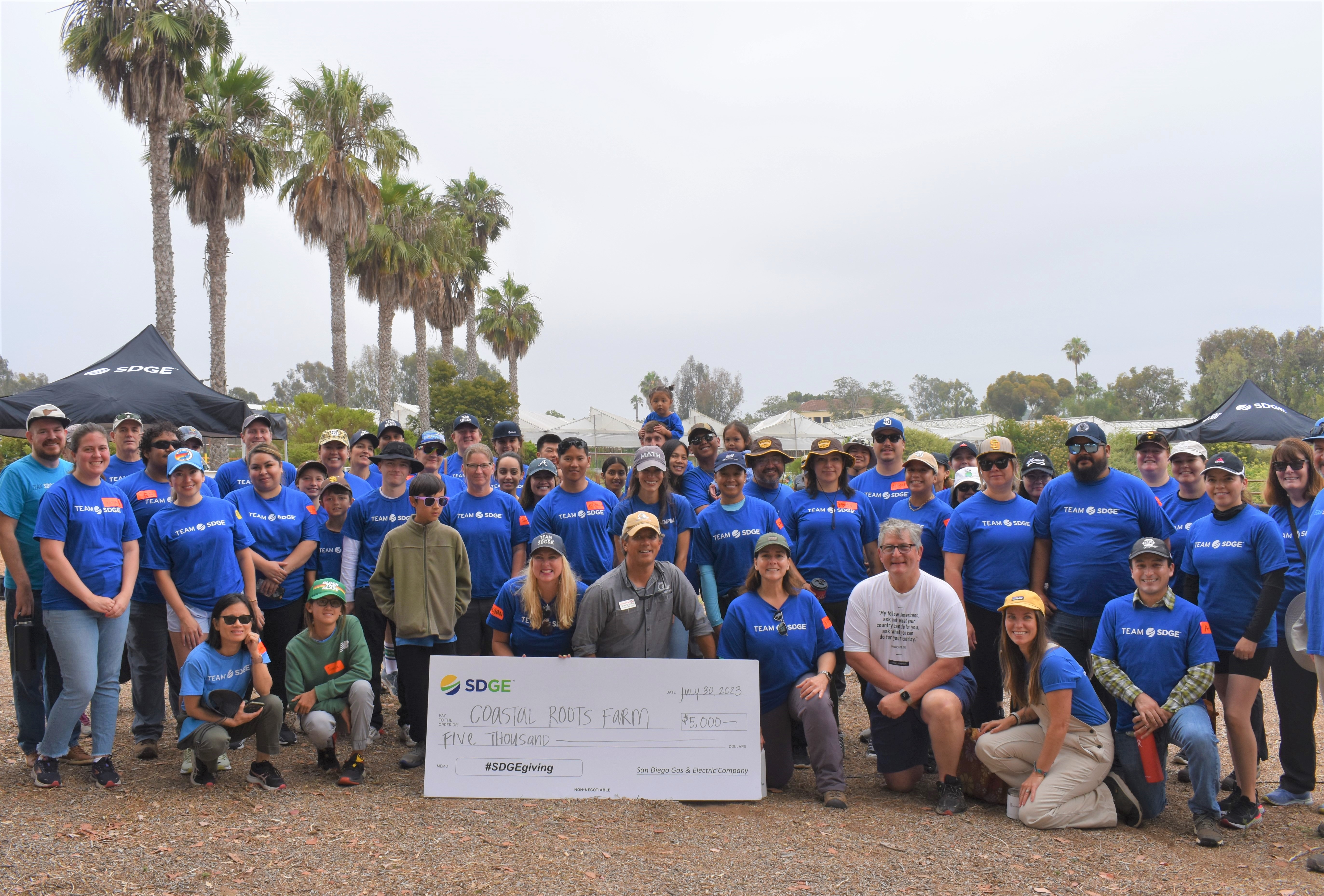 Coastal Roots Farm Makes Facility Improvements with Help of SDG&E Volunteers 