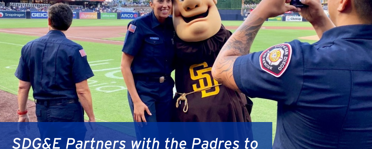 SDG&E Partners with the Padres to Hit a Home Run for Fire Fighters