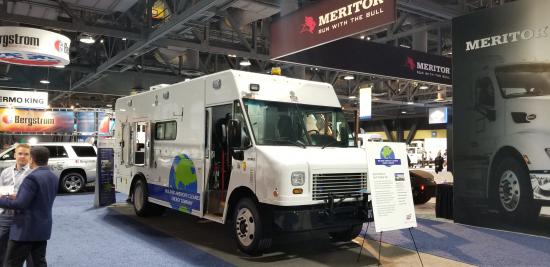 SDG&E's Electric Hybrid Fault-Finding Van on Display at the ACT EXpo