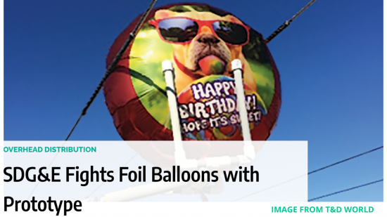 SDG&E Prototype Balloon Featured in T&D World