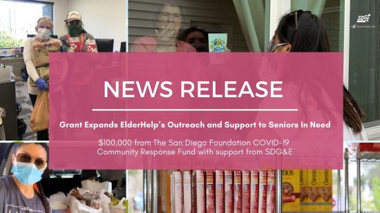 Grant Expands ElderHelp’s Outreach and Support to Seniors In Need