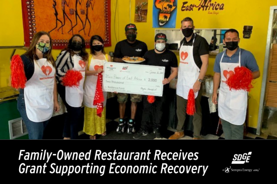 Family-Owned Restaurant Receives Grant Supporting Economic Recovery 