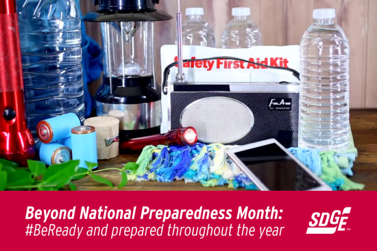 Beyond National Preparedness Month: #BeReady and prepared throughout the year