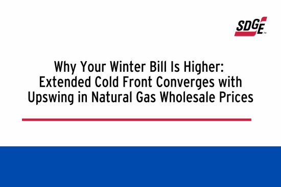 Why Your Winter Bill Is Higher: Extended Cold Front Converges with Upswing in Natural Gas Wholesale Prices