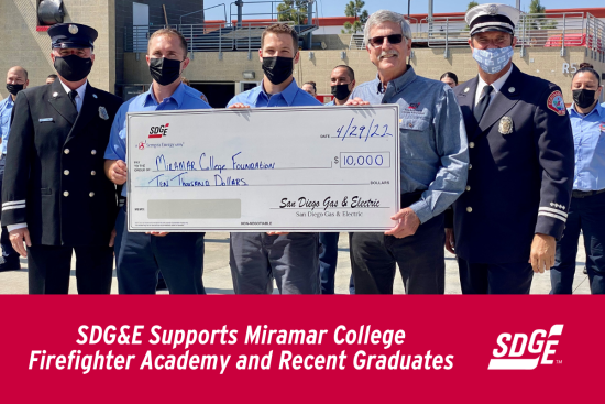 SDG&E Supports Miramar College Firefighter Academy and Recent Graduates