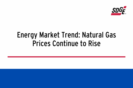 Energy Market Trend: Natural Gas Prices Continue to Rise