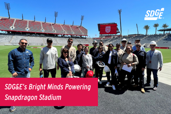 SDG&E’s Bright Minds Powering Snapdragon Stadium – SDSU West  