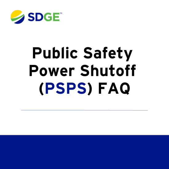 FAQ: Public Safety Power Shutoffs