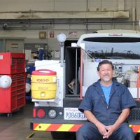 Earl Rice, fleet maintenance technician