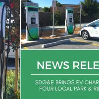 SDG&E Brings EV Chargers to Four Local Park & Ride Lots