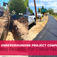 Julian Undergrounding Project Completed, Enhancing Reliability for Critical Facilities 