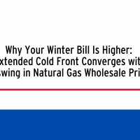 Why Your Winter Bill Is Higher: Extended Cold Front Converges with Upswing in Natural Gas Wholesale Prices