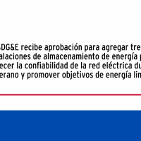 SDG&E recibe aprobación para agregar tres instalaciones de almacenamiento de energía para fortalecer la confiabilidad de la red eléctrica durante el verano y promover objetivos de energía limpia