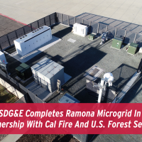 SDG&E Completes Ramona Microgrid In Partnership With Cal Fire And U.S. Forest Service