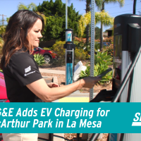 SDG&E Adds EV Charging for MacArthur Park in La Mesa