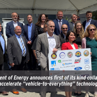 Department of Energy announces first of its kind collaboration to accelerate “vehicle-to-everything” technologies