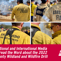 National and International Media Spread the Word about the 2022 County Wildland and Wildfire Drill 