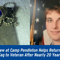 SDG&E Crew at Camp Pendleton Helps Return Lost Dog Tag to Veteran After Nearly 20 Years