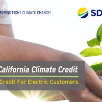 CA Climate Credit to Offset SDG&E Customers' Electric Bills In October