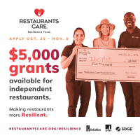 California Restaurant Foundation’s Resilience Fund Returns with Second Round of Grants to Help Even More Restaurants